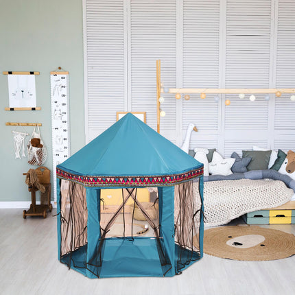 Hexagonal play tent
