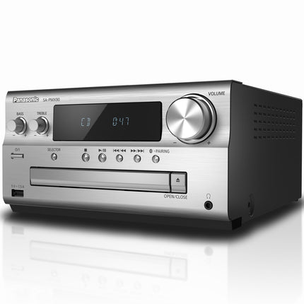 Hi-Res Audio Stereo System with Bluetooth and CD Player