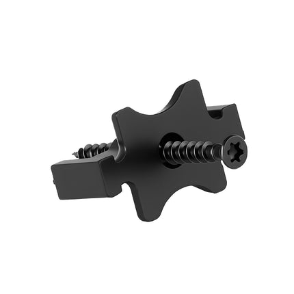 Hidden Deck Fasteners, 500PCS, 6.5 mm Gap, Black, With Screws