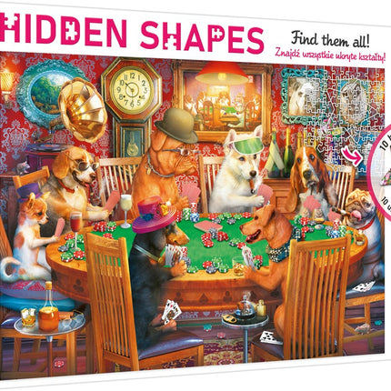 Hidden Shapes Dog Puzzle, 1000 Pieces