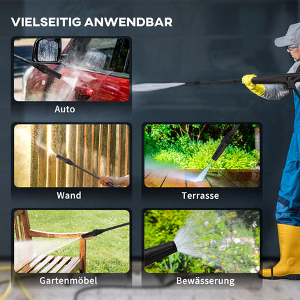 High pressure washer, 150 bar, 1800 W, 6 m hose, blue