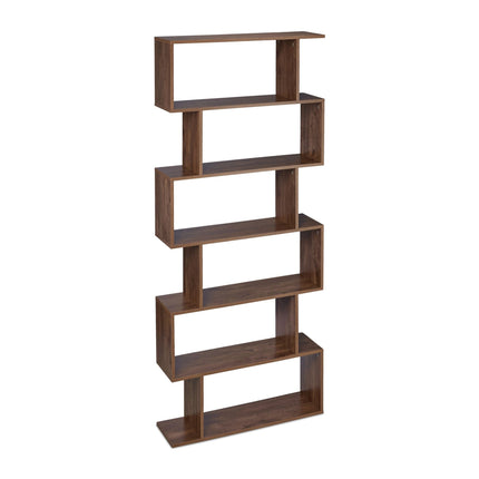 High bookcase brown