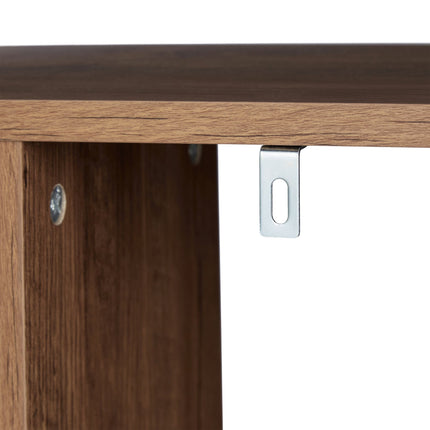 High bookcase brown