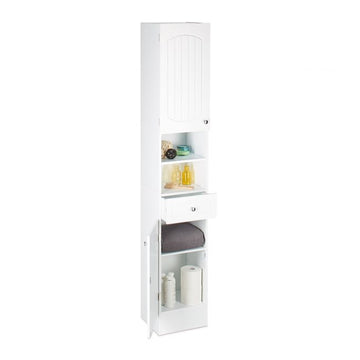 High cabinet bathroom