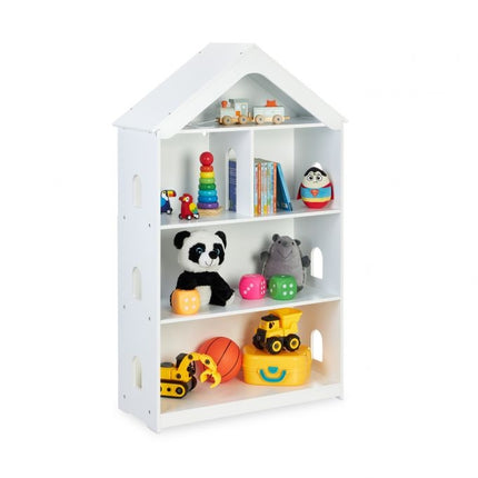High children's shelf in the shape of a house