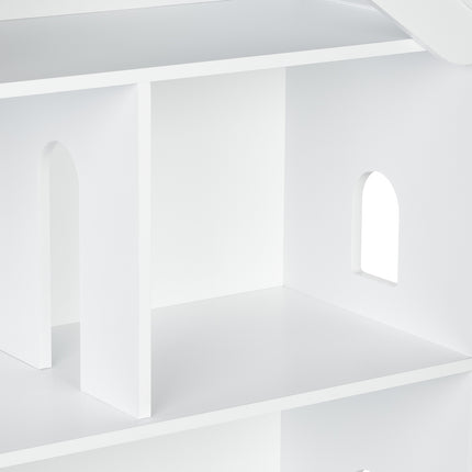 High children's shelf in the shape of a house