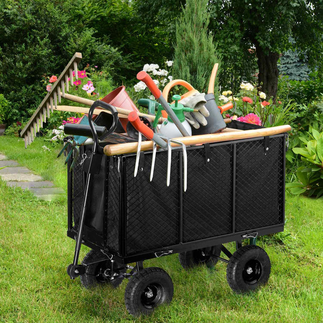 High wheelbarrow for the garden