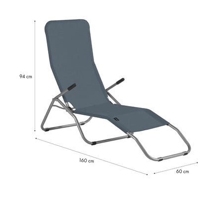 Hiking/Beach Lounger, Gray, Portable, Foldable