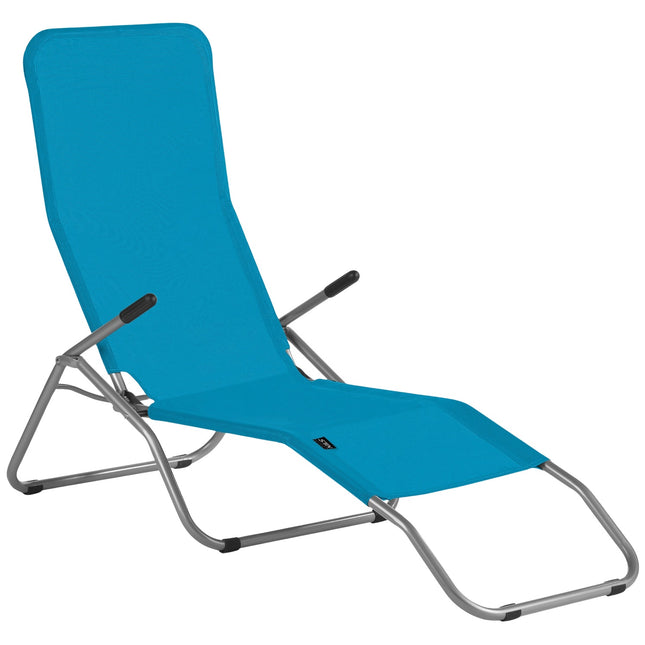 Hiking/Beach Lounger, Turquoise, Foldable Chair