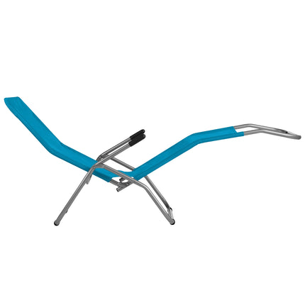 Hiking/Beach Lounger, Turquoise, Foldable Chair