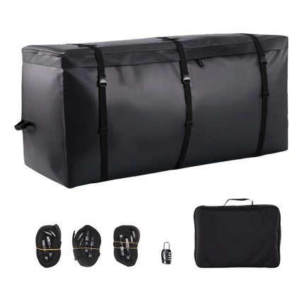 Hitch Cargo Carrier Bag, Waterproof 30 Cu Ft, 840D PVC
