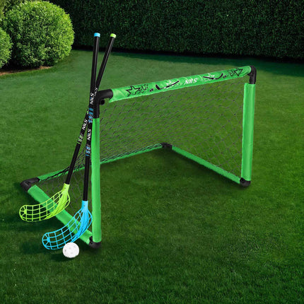 Hockey Set with Goal, 2 Sticks & Ball