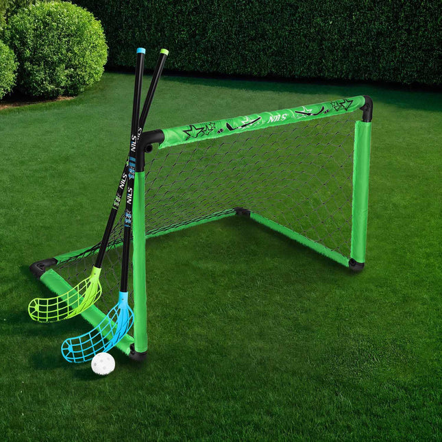 Hockey Set with Goal, 2 Sticks & Ball