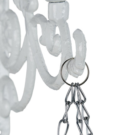 Holder for hanging flower basket on the wall
