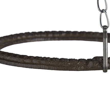 Holder for hanging flower basket on the wall
