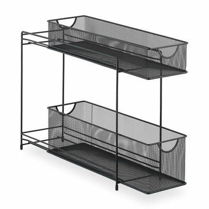 Holder for kitchen cabinets in metal