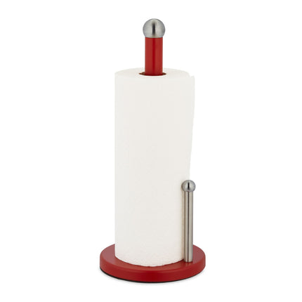 Holder for kitchen roll with roll stop