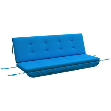 Blue Garden Swing Cushions – 170 cm seat and back cushions