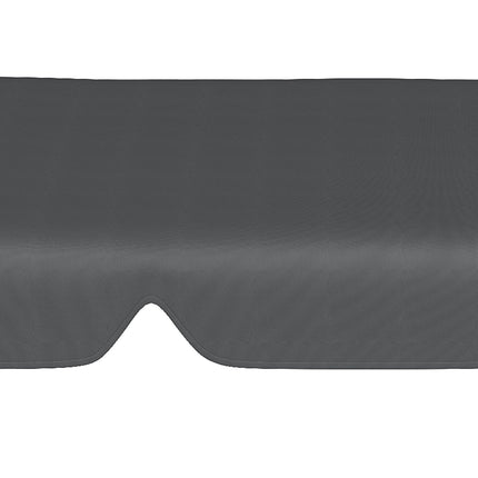 3-seat dark gray swing canopy replacement