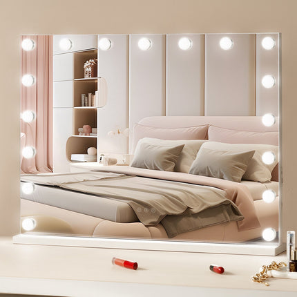 Hollywood Vanity Mirror With Lights, USB-C, Wall Mount, 59.9 cm