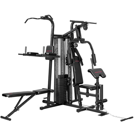 Home Gym Station – Adjustable Weight Bench, 10+ Exercises