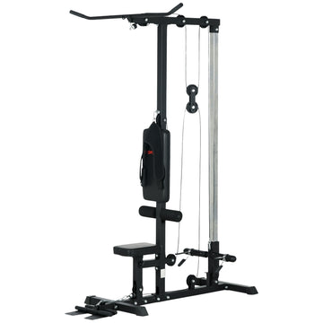 Home gym, rowing machines, without weights, fitness equipment for the home, steel, synthetic leather, black