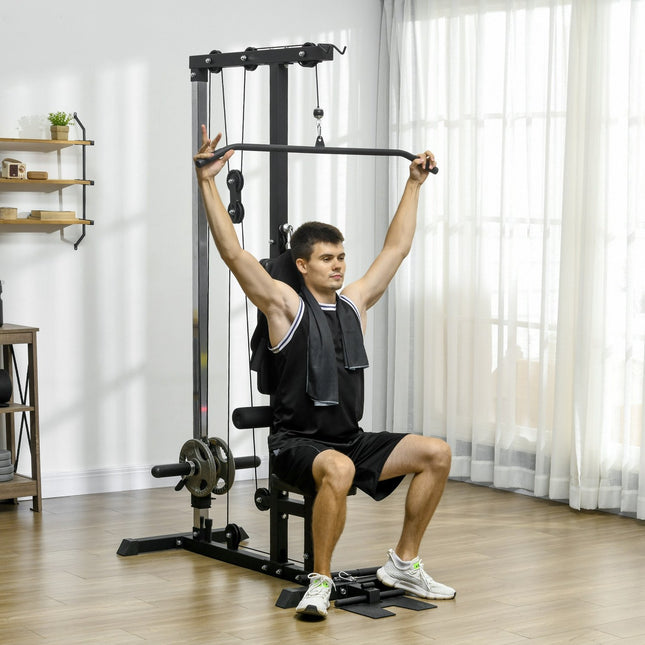 Homegym, roeimachines, zonder gewichten, fitnessapparaat voor thuis, staal, kunstleer, zwart