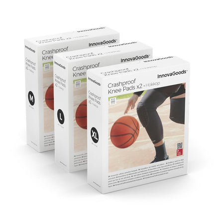 Honeycomb Anti-collision Knee Pads Hokkop InnovaGoods 2 Units - L