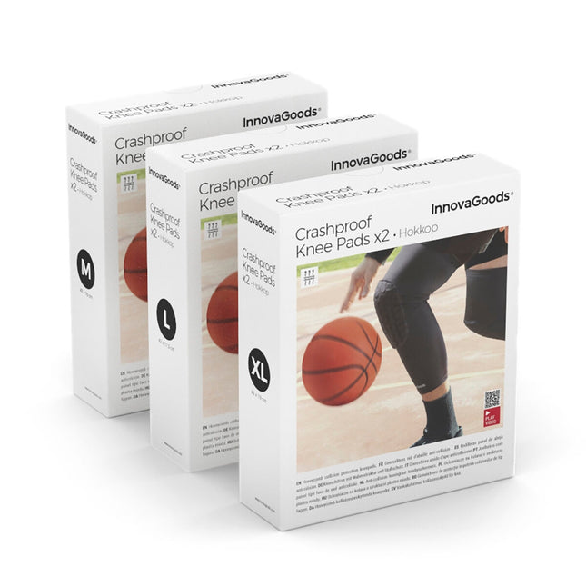 Honeycomb Anti-collision Knee Pads Hokkop InnovaGoods 2 Units - M