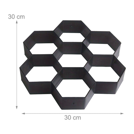 Honeycomb Paving Mold Set, 2-Pack, Reusable Plastic