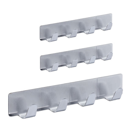 Hook strip self-adhesive set of 3