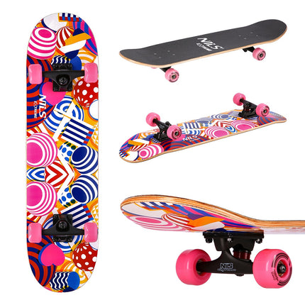 Hoop Skateboard, Durable Deck, Nils Extreme