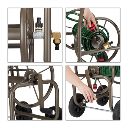 Hose holder XL in metal