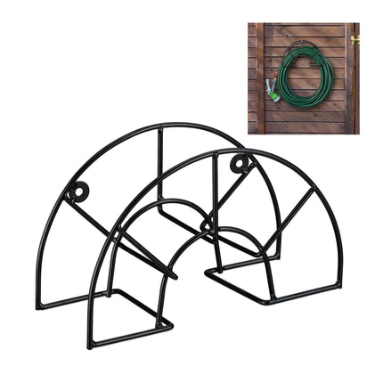 Hose holder wall round