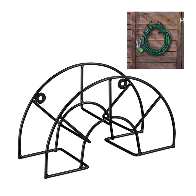 Hose holder wall round