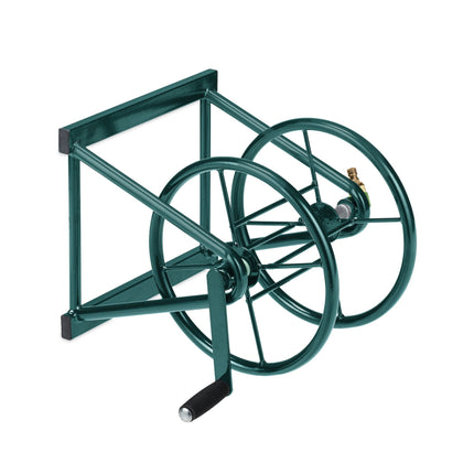 Hose reel for the wall