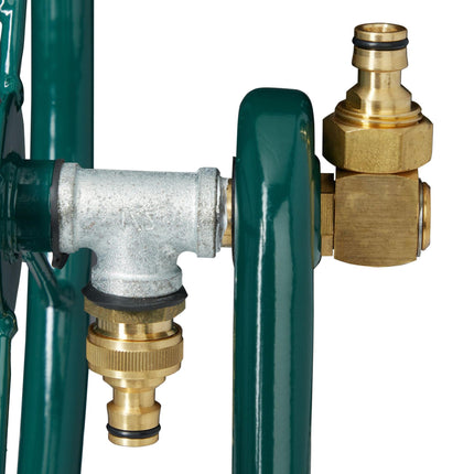 Hose reel for the wall