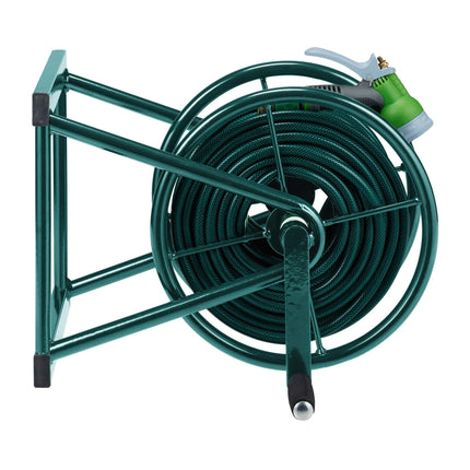 Hose reel for the wall
