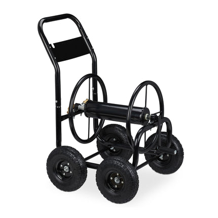 Hose trolley Metal Black
