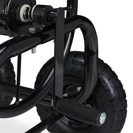 Hose trolley Metal Black