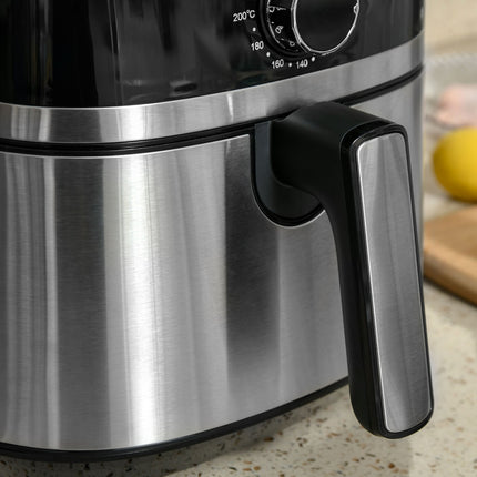 Hot Air Fryer 4.5L, 1500W, Oil Free Cooking, Black
