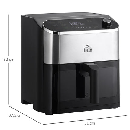 Air Fryer with touch screen, 6.5L, 1350W, non-stick basket