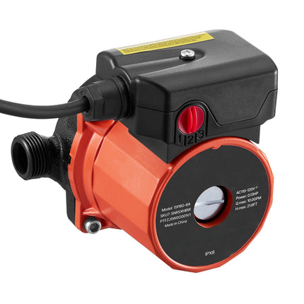 Hot Water Recirculating Pump, 38 LPM, 3-Speed, 100W