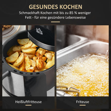 4L Air Fryer, 12 programs, LED screen, non-stick basket