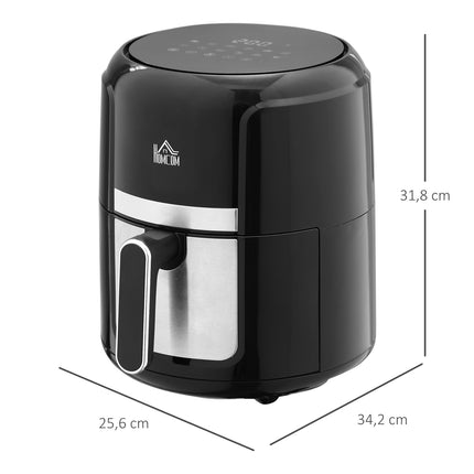 4L Air Fryer, 12 programs, LED screen, non-stick basket