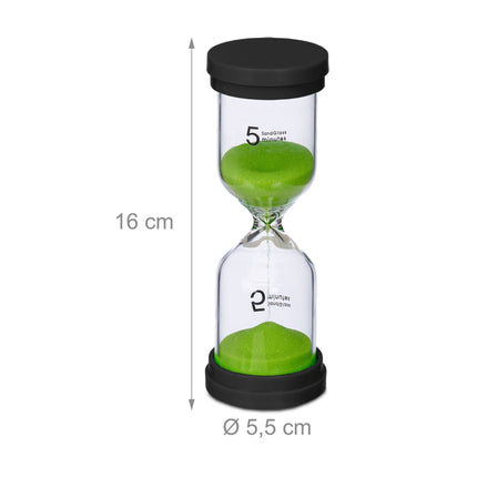 Hourglass - set of 5