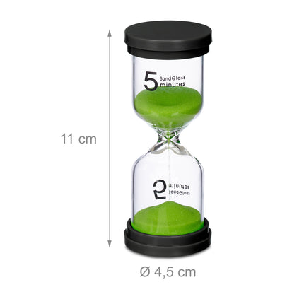 Hour glass, set of 6