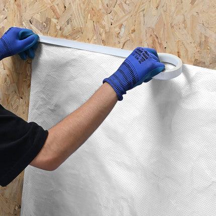 House Wrap Vapor Barrier, 4.5 x 150 ft, 0.13 mm