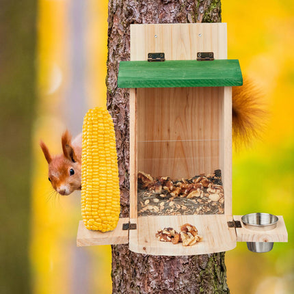 House for feeding squirrels