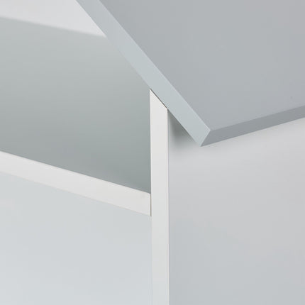 House-shaped shelf for children